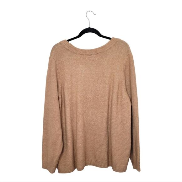 Lane Bryant Beige "ICON" Sweater - Picture 2 of 4